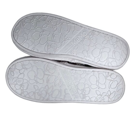 MeMoi Womens Lazy Daze Sloth Bedroom House Slippers Shoes L 9/10 Hard Bottoms - Picture 6 of 7